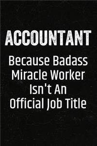 Accountant Because Badass Miracle Worker Isn't an Official Job Title