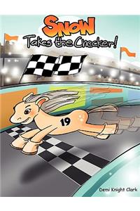 Snow Takes the Checker!