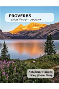 PROVERBS Large Print - 18 point