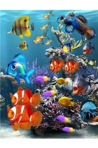 Under the Sea Graph Paper Composition Notebook