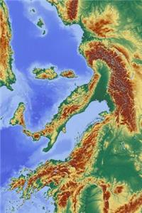 Full Color Physical Map of The Alps in Southern Europe Journal