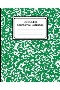 Unruled Composition Notebook
