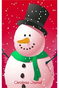 The Snowman: Christmas Journal 150 Lined Pages, Pocket Size Christmas Notebook 5"x8