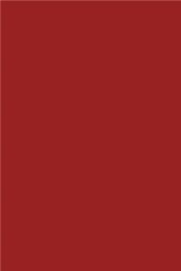 Brick Red 101 - Lined with Margins Notebook (Narrow)