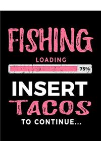 Fishing Loading 75% Insert Tacos To Continue