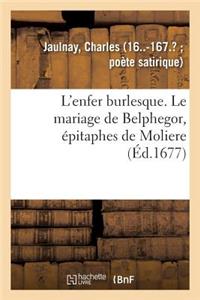 L'Enfer Burlesque. Le Mariage de Belphegor, Épitaphes de Moliere