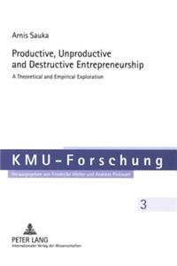 Productive, Unproductive and Destructive Entrepreneurship