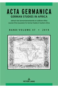 Acta Germanica Vol 47