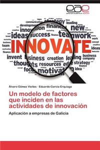 Un Modelo de Factores Que Inciden En Las Actividades de Innovacion