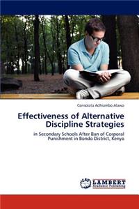 Effectiveness of Alternative Discipline Strategies