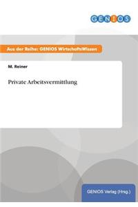 Private Arbeitsvermittlung