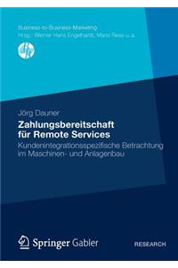 Zahlungsbereitschaft für Remote Services