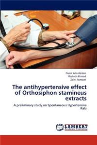 antihypertensive effect of Orthosiphon stamineus extracts