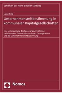 Unternehmensmitbestimmung in Kommunalen Kapitalgesellschaften