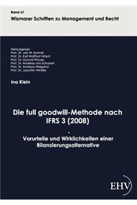 full goodwill-Methode nach IFRS 3 (2008)