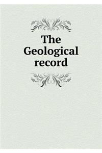 The Geological record