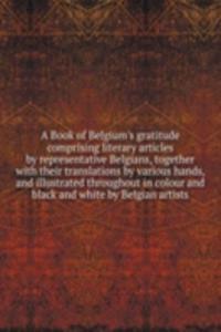 Book of Belgium's gratitude