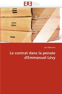 Le Contrat Dans La Pens?e d'Emmanuel L?vy