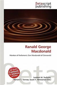 Ranald George MacDonald