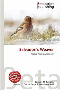 Salvadori's Weaver