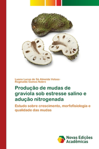 Produção de mudas de graviola sob estresse salino e adução nitrogenada