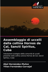 Assemblaggio di uccelli dalla collina Hornos de Cal, Sancti Spíritus, Cuba