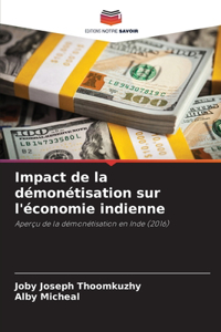 Impact de la démonétisation sur l'économie indienne