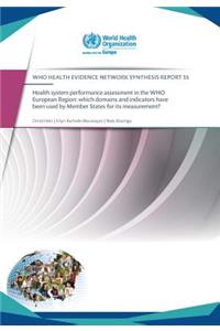 Health System Performance Assessment in the Who European Region