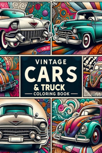 Vintage Cars & Trucks coloring book