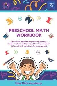 Preschool math workbook