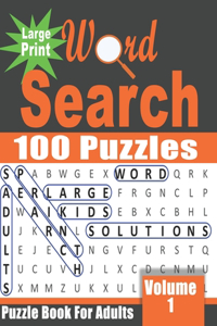Large Print Word Search Book for Adults