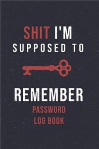 Shit I'm supposed to remember