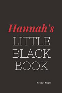 Hannah's Little Black Book.