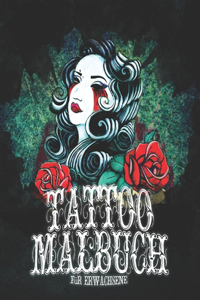 Tattoo Malbuch für Erwachsene