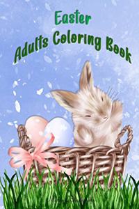 Easter Adults Coloring Book