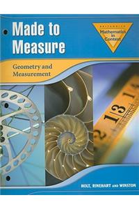 Britannica Mathematics in Context Made to Measure: Geometry and Measurement