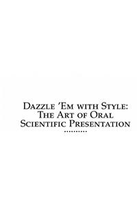Dazzle 'Em with Style