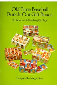 Old-Time Baseball Punch-Out Gift Boxes