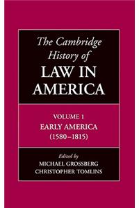 The Cambridge History of Law in America 3 Volume Hardback Set