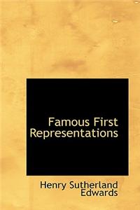 Famous First Representations