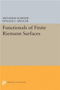 Functionals of Finite Riemann Surfaces