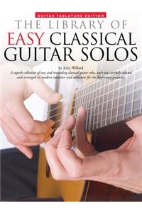 Library of Easy Classical Guitar Solos