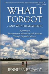 What I Forgot...And Why I Remembered