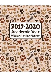 2019 - 2020 Academic Year Weekly Monthly Planner