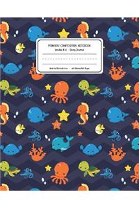 Primary Composition Notebook Grades K-2 Story Journal