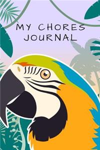 My Chores Journal For Kids - Motivational Logbook For Children Track Daily Tasks & Homework - Planner For Tracking Weekly Routines