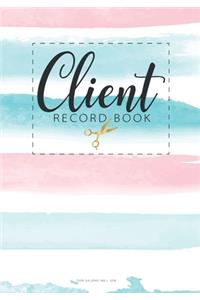 Client record book for Salons Nail Spa