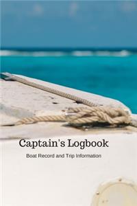 Captain's Logbook Boat Record and Trip Information