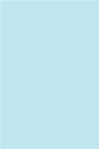 Simple Sky Color Notebook