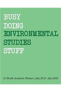 Busy Doing Environmental Studies Stuff